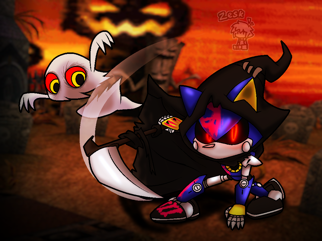 Halloween] Reaper Metal Sonic by AnthonyAZXMN -- Fur Affinity [dot